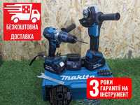 2в1 Акумуляторна болгарка Makita DGA504BL Шуруповерт DHP485BL 36V 8A