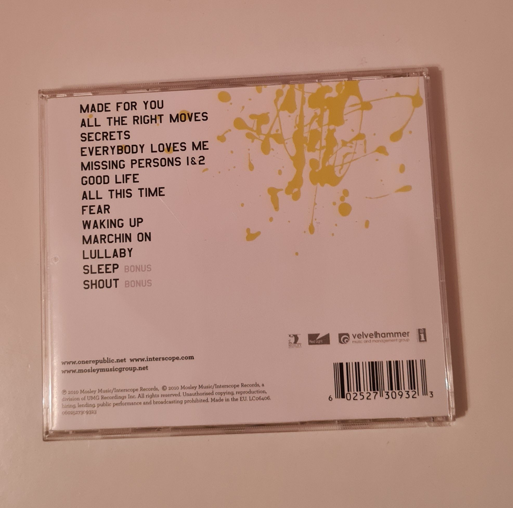 OneRepublic płyty CD Native oraz Waking Up