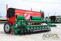 Siewnik Zbożowy stopkowy TALERZOWY nabudowany  Agro Masz SR 301