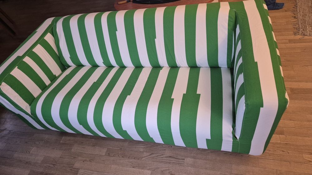 Klippan sofa 2 osobowa nierozkładana nowe obicie Ikea