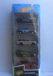 Pack 5 miniaturas hot wheels