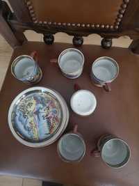 chávenas de café chinesas com cerca de 100 anos