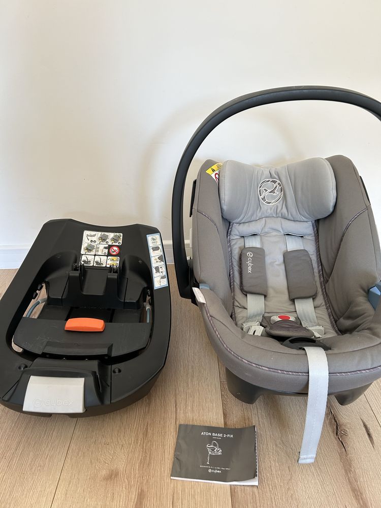 Cybex Atom Manhattan Grey + baza