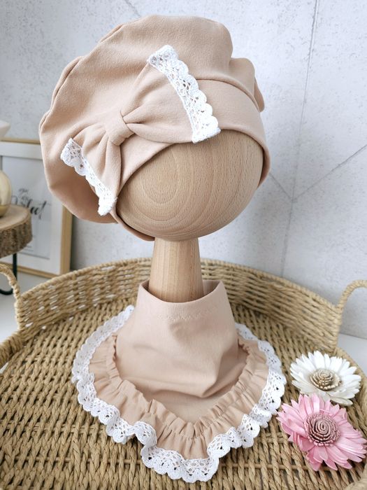 Komplet jesienny beret + chusta *różne kolory*