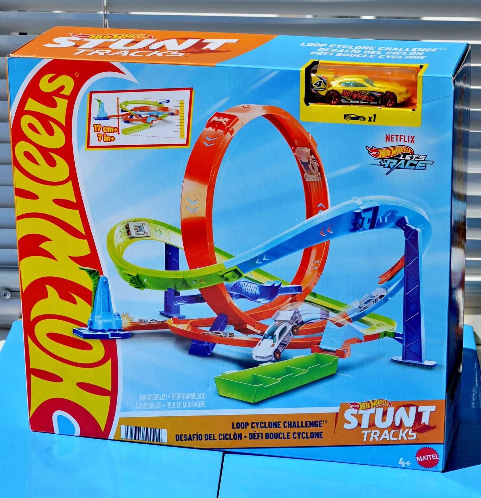 Трек Hot Wheels гіперпетлі Loop Cyclone гиперпетли петля набір пуск 4+