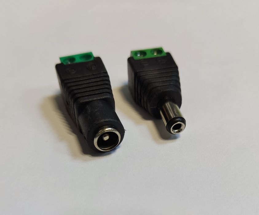 Штекер разъем 5,5-2,1 папа-мама