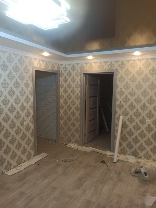 Поклейка Обоев. Шпаклёвка стен.