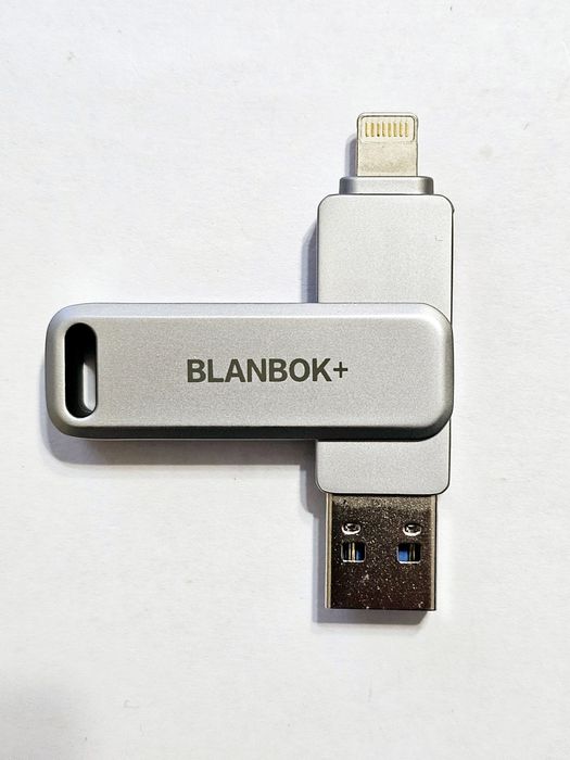MFI USB-накопичувач BLANBOK+ 128 ГБ для iPhone/iPad/Android/PC