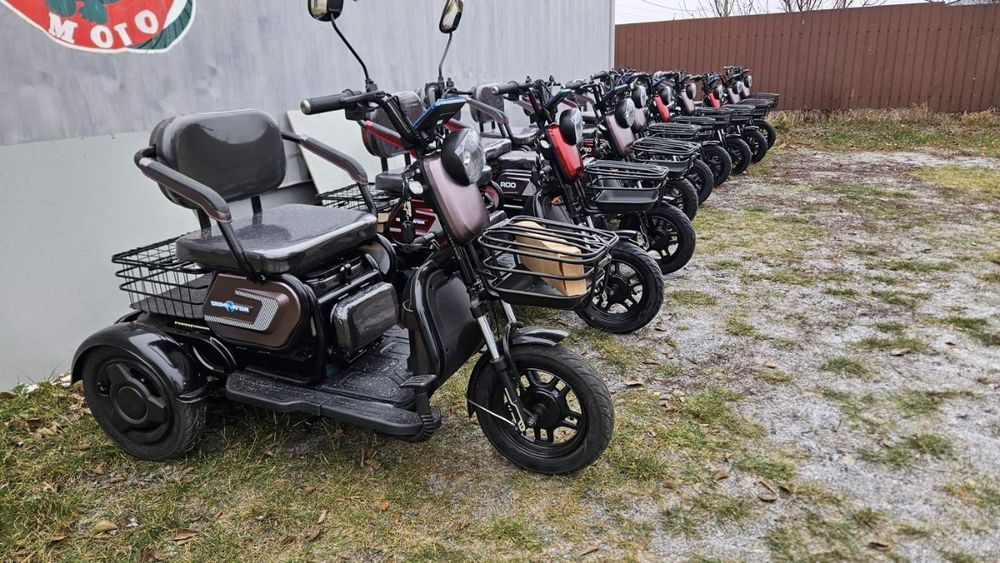 Dominator Самий ПОТУЖНИЙ трехколесный скутер колесо"10"электротрицикл
