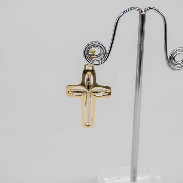 złota zawieszka 585 KRZYŻ krzyżyk 1,76 gram 37mm NOWY WYSYŁKA GRATIS