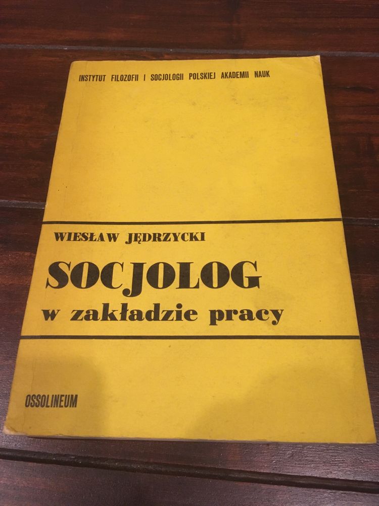 Socjolog w zakładzie pracy - Wiesław Jędrzycki
