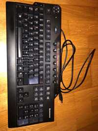 Teclado PC, usb, teclas rapidas (windows, intenet, volume) ergonomico