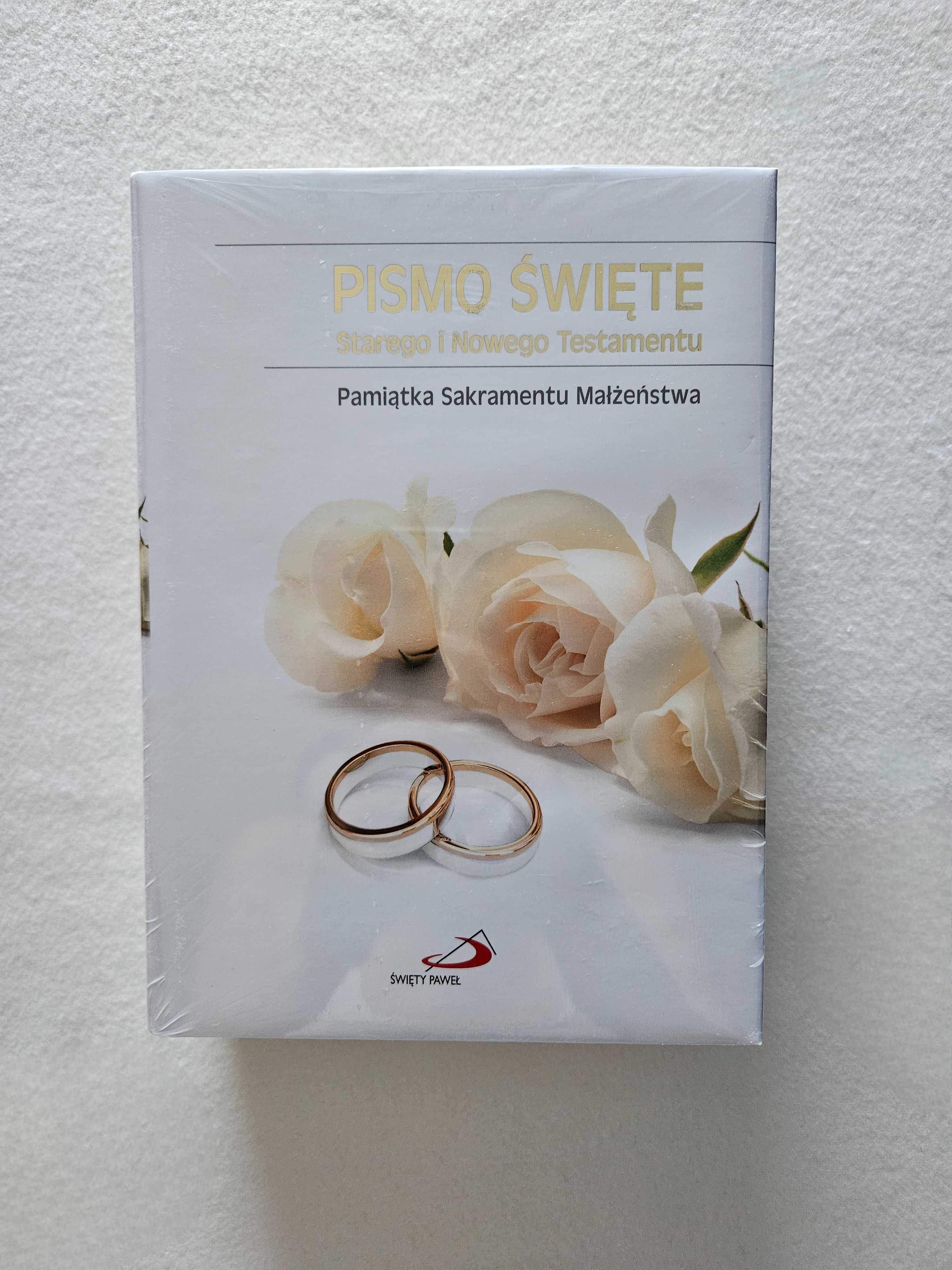 Pismo Święte Pamiątka Sakramentu Małżeństwa prezent ślub