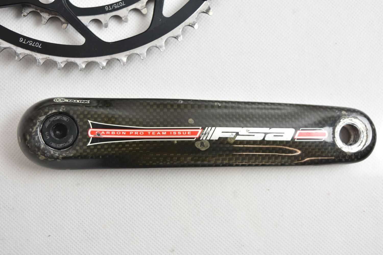 korba szosowa FSA carbon pro team issue ! octalink ! 172,5mm !