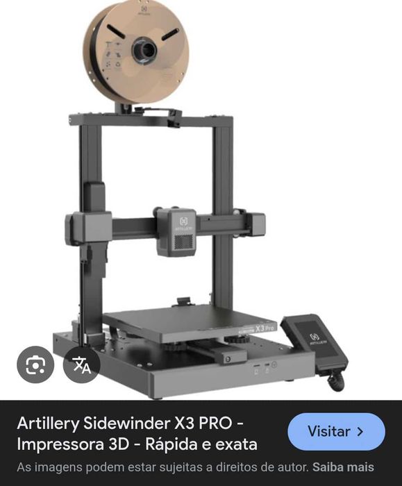 Impressora 3D Artillery Sidewinder X3Pro
