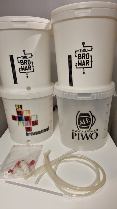 Pojemniki fermentacyjne + kraniki