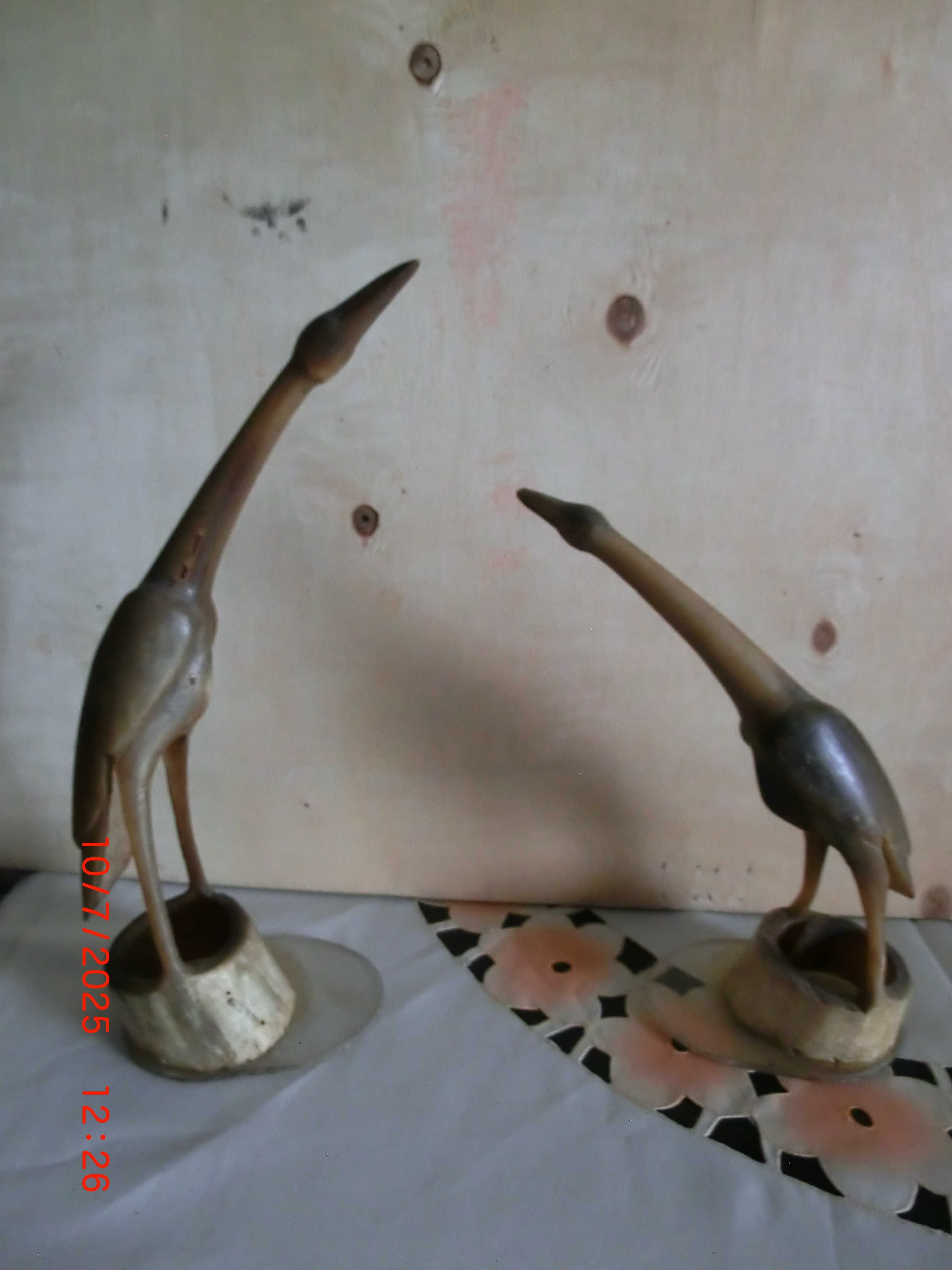 Aves em chifre, arte africana.