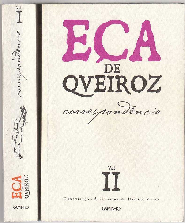 Eça de Queiroz – Correspondência – 2 volumes-A. Campos Matos