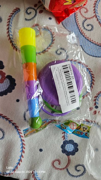 Ninho para ave feito em tecido ,baloiço, e brinquedo