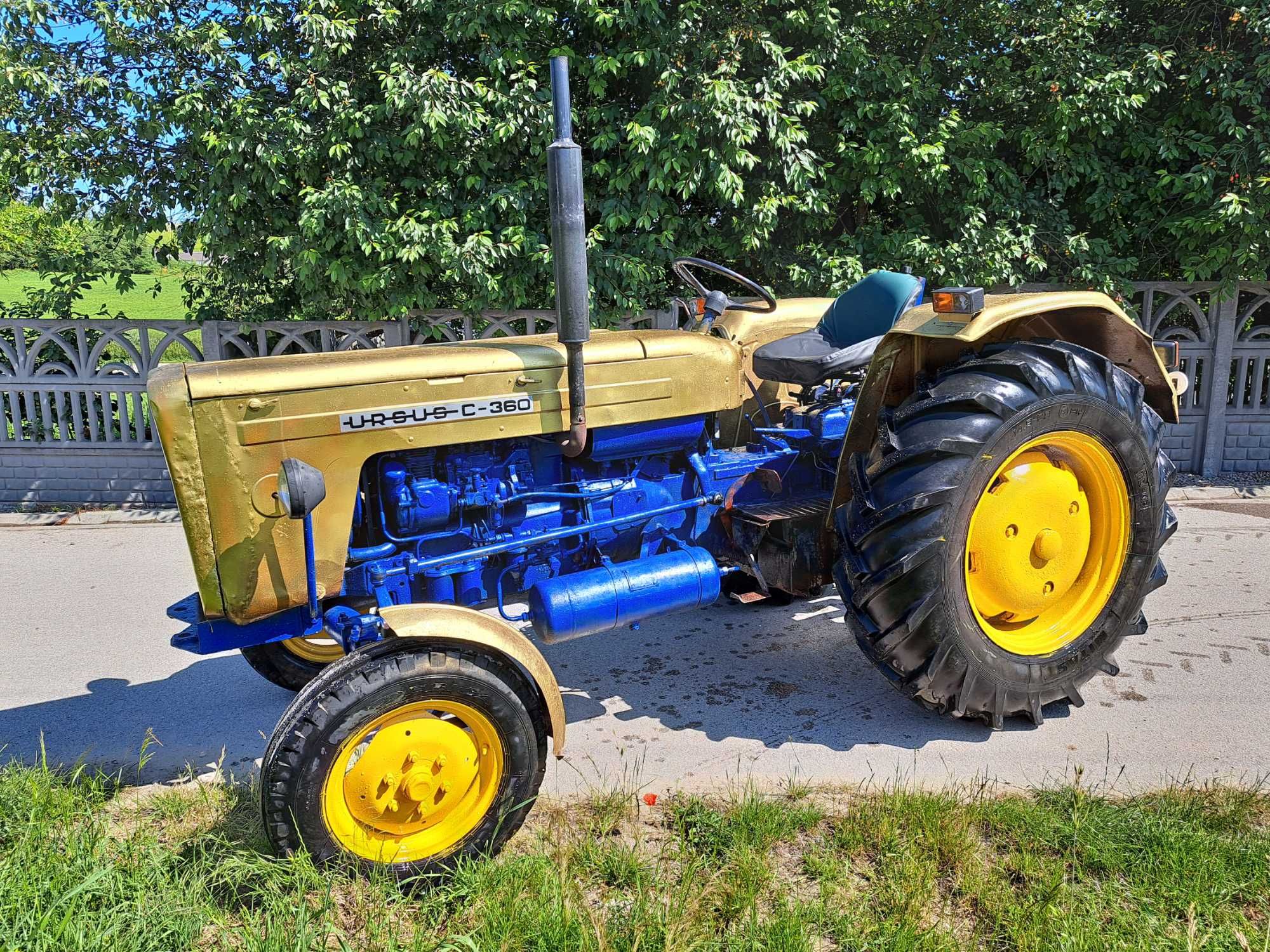 Traktor C-360, C-355, odnowiony, opony 80%, pali na dotyk
