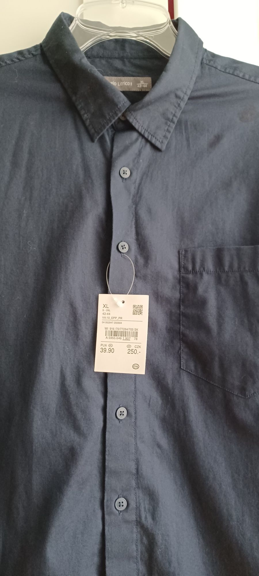 Koszula męska granatowa C&A r. XL