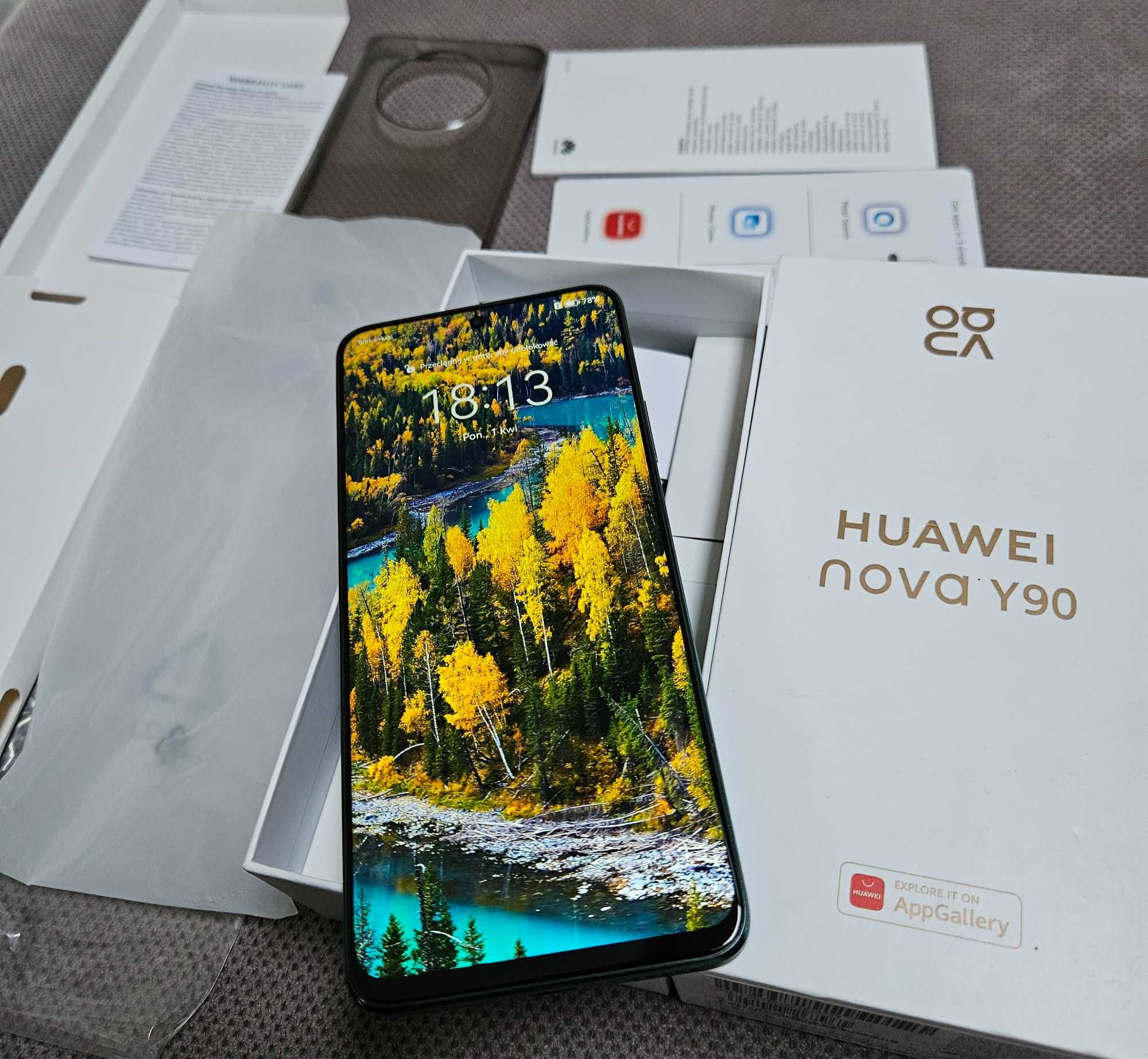 Huawei nova Y90 6GB 128GB sprawny zamiana zamienie mocna bateria