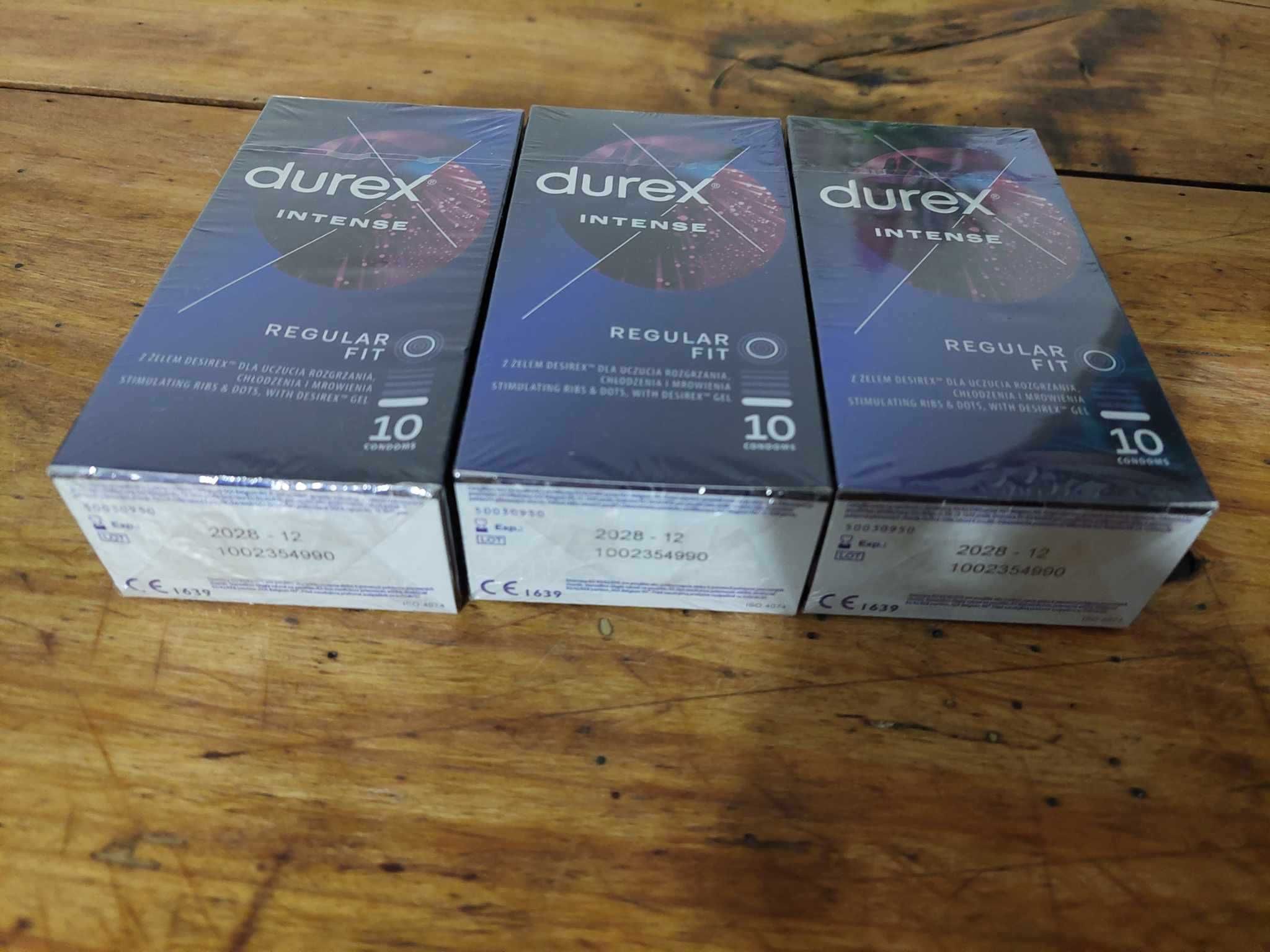 Durex Intense Regular Fit – Zestaw 3x 10 sztuk