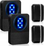 Alarm do drzwi i okien antywłamaniowy 120 dB z wyświetlaczem LED 2szt