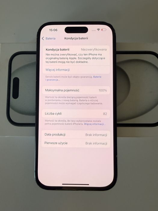 Iphone 15 czarny 128gb kondycja 100%