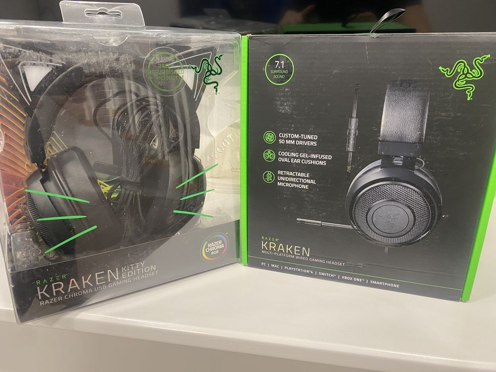 Ігрова гарнітураRazer Kraken Kitty, наушники razer kraken