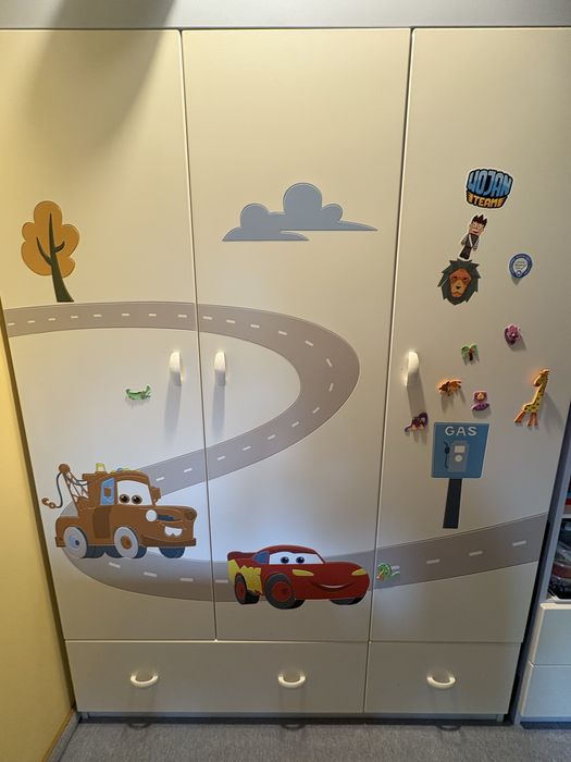 Fronty Meblik z motywem Cars