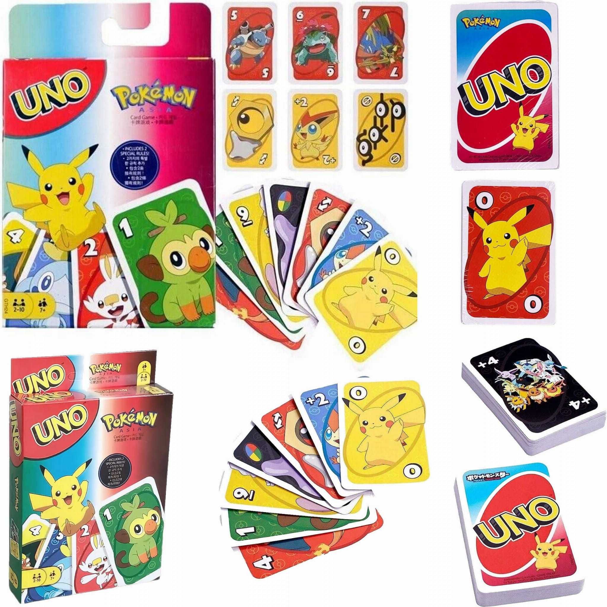 Nowe Karty UNO Pokémon