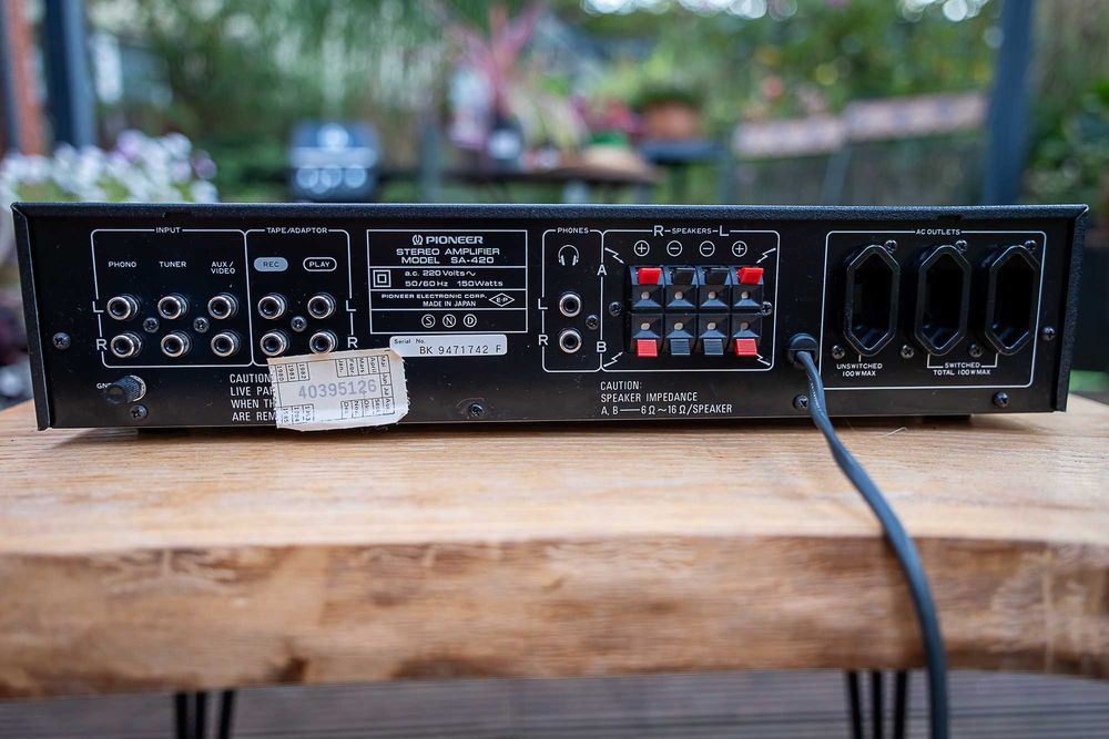 Tonsil Bolero 200 + Pioneer SA-420 – zestaw stereo
