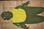 24^   żaba Kermit strój przebranie piżama 3/4 Lat_ 98/104  cm