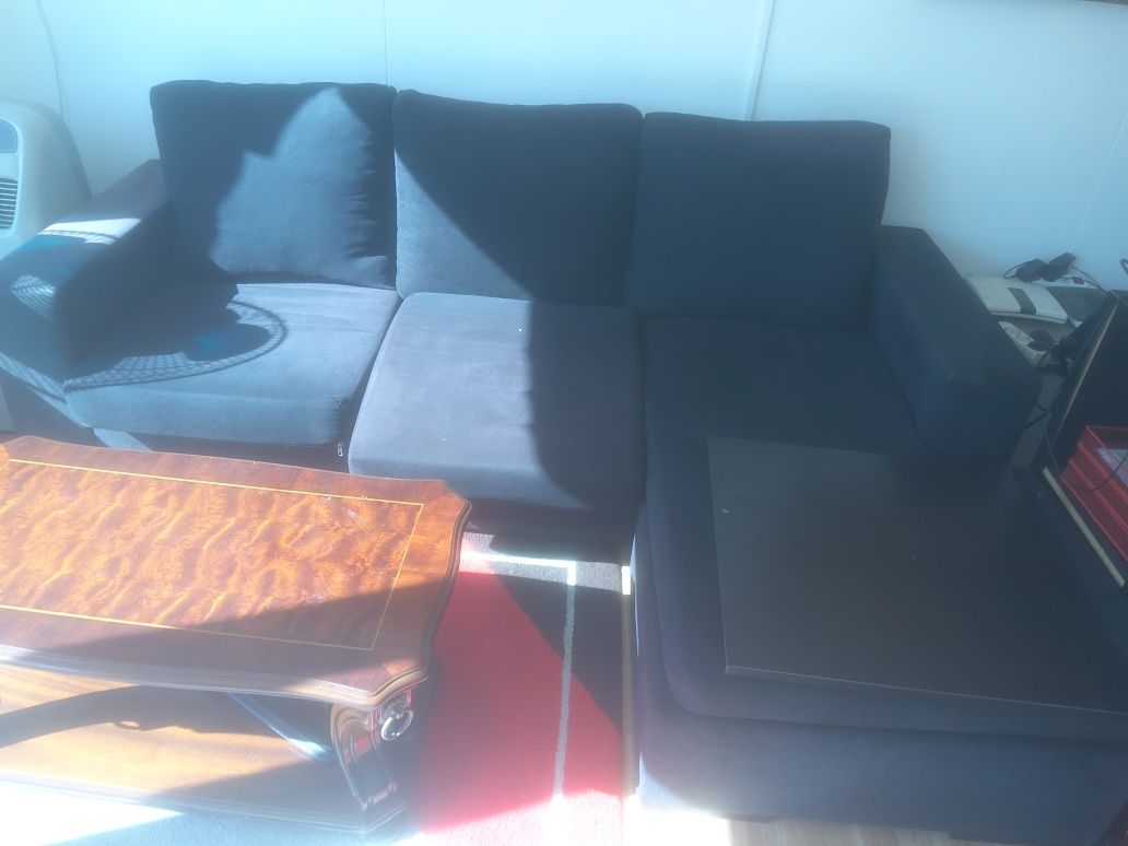 Sofa de tecido,  03 lugares