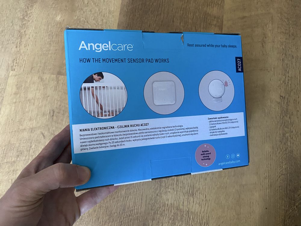 Angel Care Ac027 - monitor oddechu (na gwarancji)
