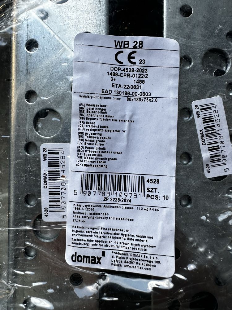 Sprzedam uchwyt belki i kotwe mechaniczną