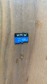 SD карта 128gb + адаптер