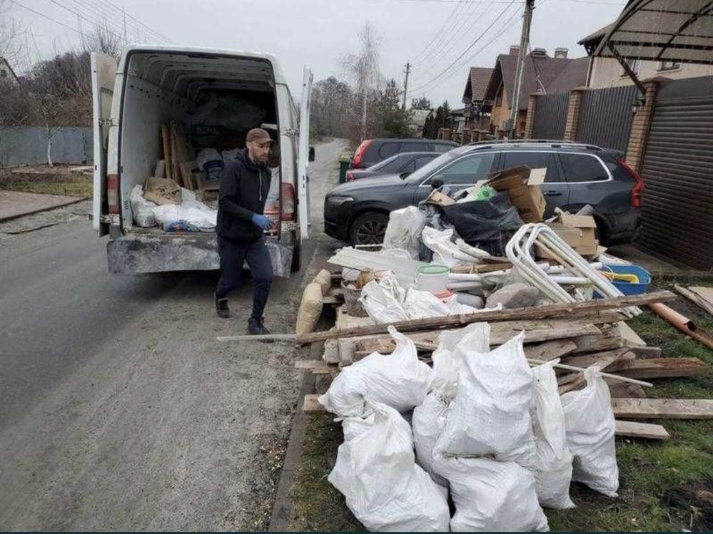 Вывоз мусора ,хлама, мебели, веток.  Грузчики Вивіз сміття