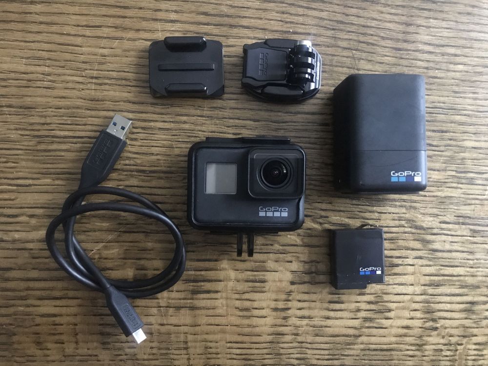 Gopro 7 black + dodatkowa bateria i ladowarka