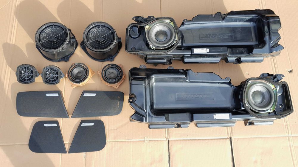 AUDI A6 C6 nagłośnienie BOSE głośniki + maskownice drzwi na całe auto