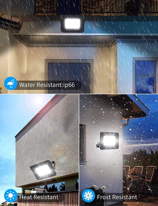 Projetor foco led exterior interior ip66