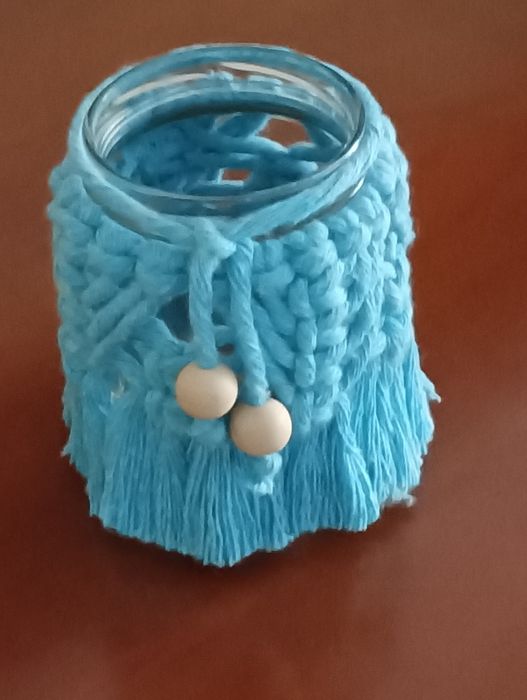 Decoração em macramé