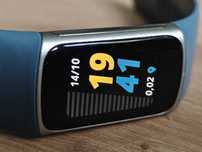 Smartband Fitbit Charge 5 niebieski MAŁO UŻYWANA