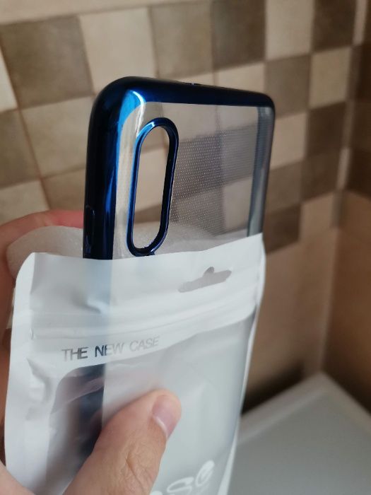 Capa em silicone + protector do visor para Xiaomi MI 9