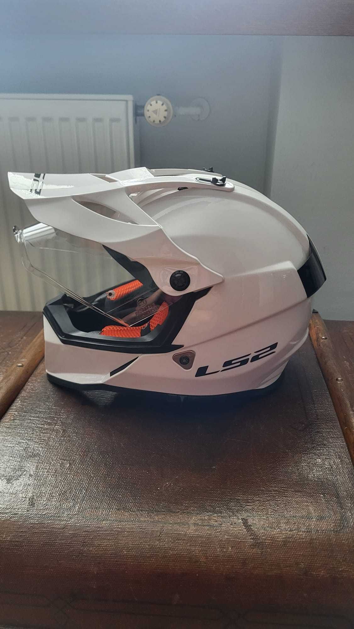Kaski quad/cross/moto LS2 Pioneer – 6 szt., rozmiary S/M/L, używane