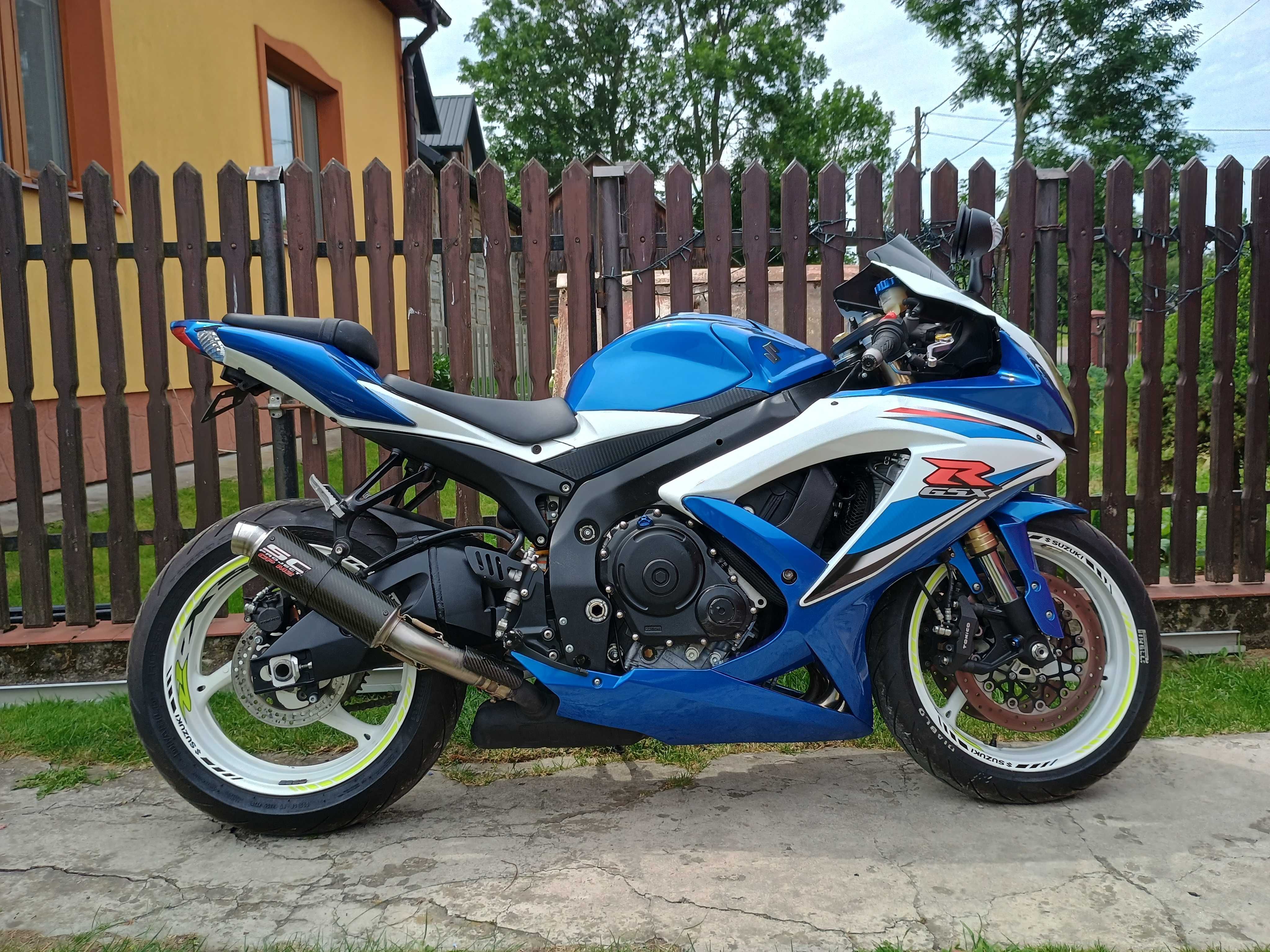 Suzuki GSX-R 600 niski przebieg rejestracja 2011