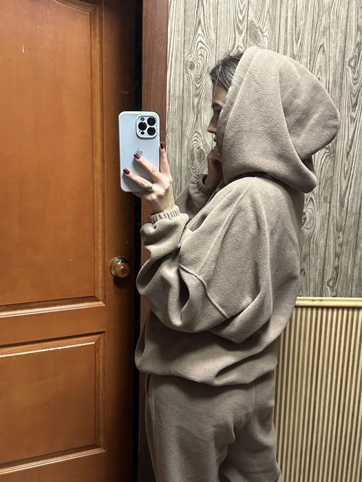 Флісовий спортивний костюм rikky hype оверсайз худі