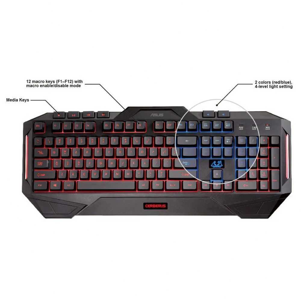 Teclado ASUS Cerberus - Como NOVO!