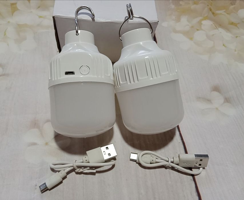 Акумуляторна led лампа, набір 2шт